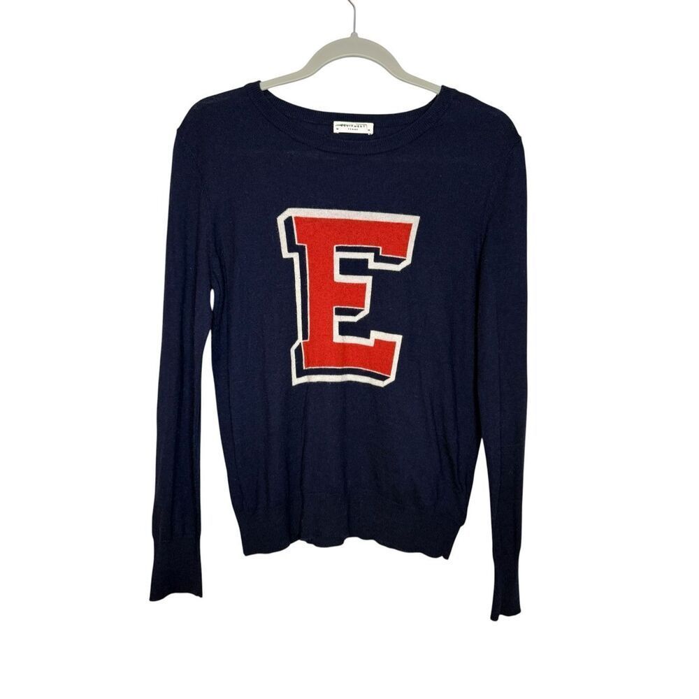 Equipment Femme Big E Wool Blend Sweater Size Medium